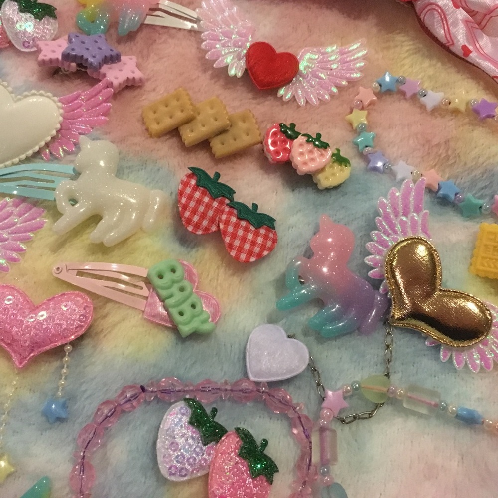 Kawaii cute lolita fairy kei accessory bundle lot